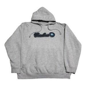 University of North Carolina UNC Gray‎ Hoodie Sweatshirt Adult Boxy Medium